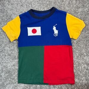 Polo Ralph Lauren Japan Toddler 4/4T Colorblock Short Sleeve Shirt